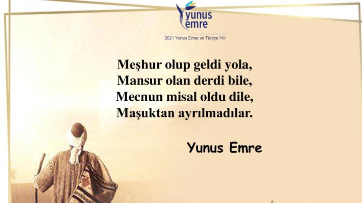 Yunus Emre Anma Etkinlii 2021