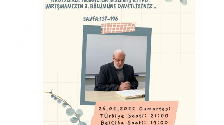 Hadislerle nsanla Sesleni Kitab YARIMASI 3. Blm