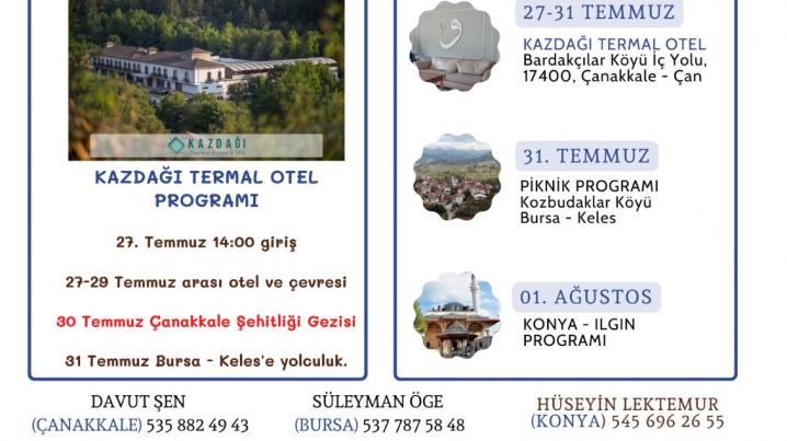 Yar le Hasret  Yaz Tatil Program - 2022