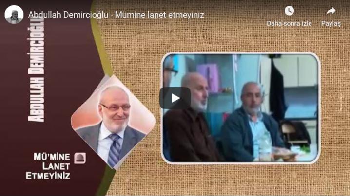 Mmine Lanet Etmeyiniz
