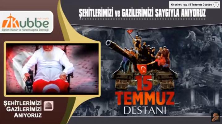 15 Temmuz ehit ve Gazilerimizi Anyoruz