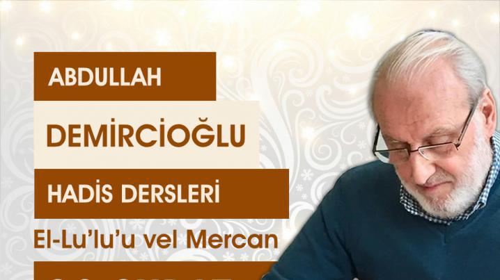 Hadis Dersleri Devam Ediyor